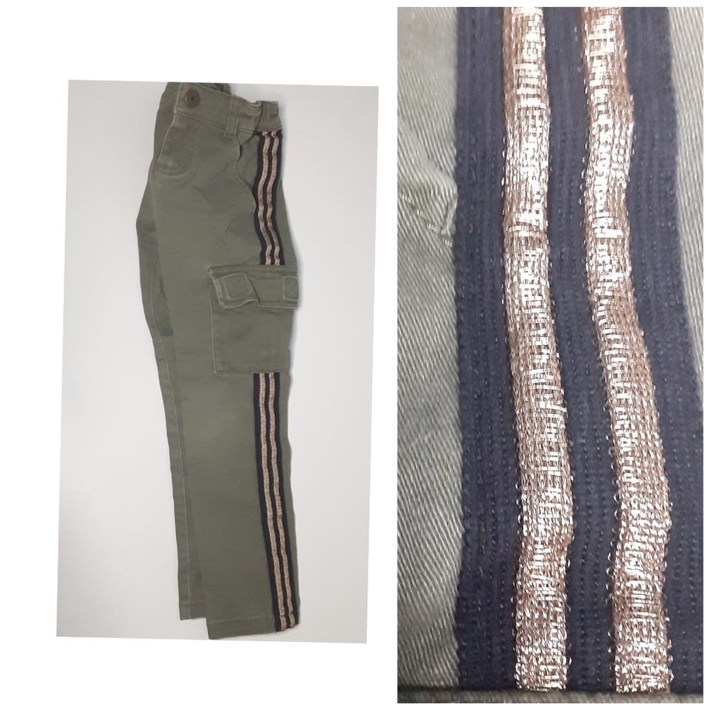 Crazy 8 cargo green jeans size 5
